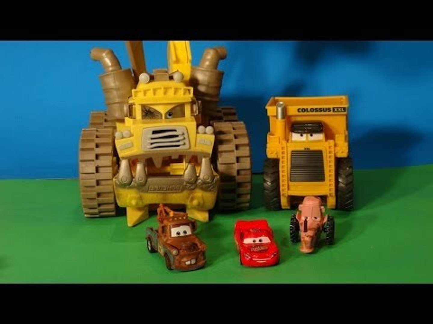 Afvoer Tijdens ~ Bekentenis Disney Pixar Cars Re enactment scene with Screaming Banshee, Colossus XXL ,  Tractor , Lightning McQu - video Dailymotion