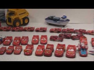 Pixar Cars, The Many Faces of Lightning McQueen...nice..