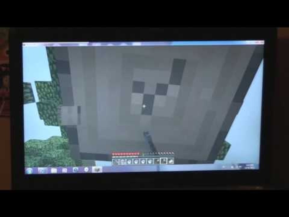 Minecraft Walk-through Chapter 19, with zombies and skeletons and creepers