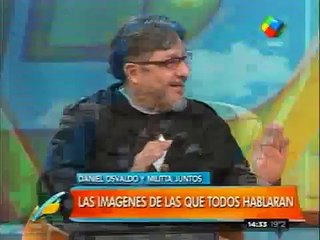 Las primeras imágenes de Daniel Osvaldo y Millita Bora