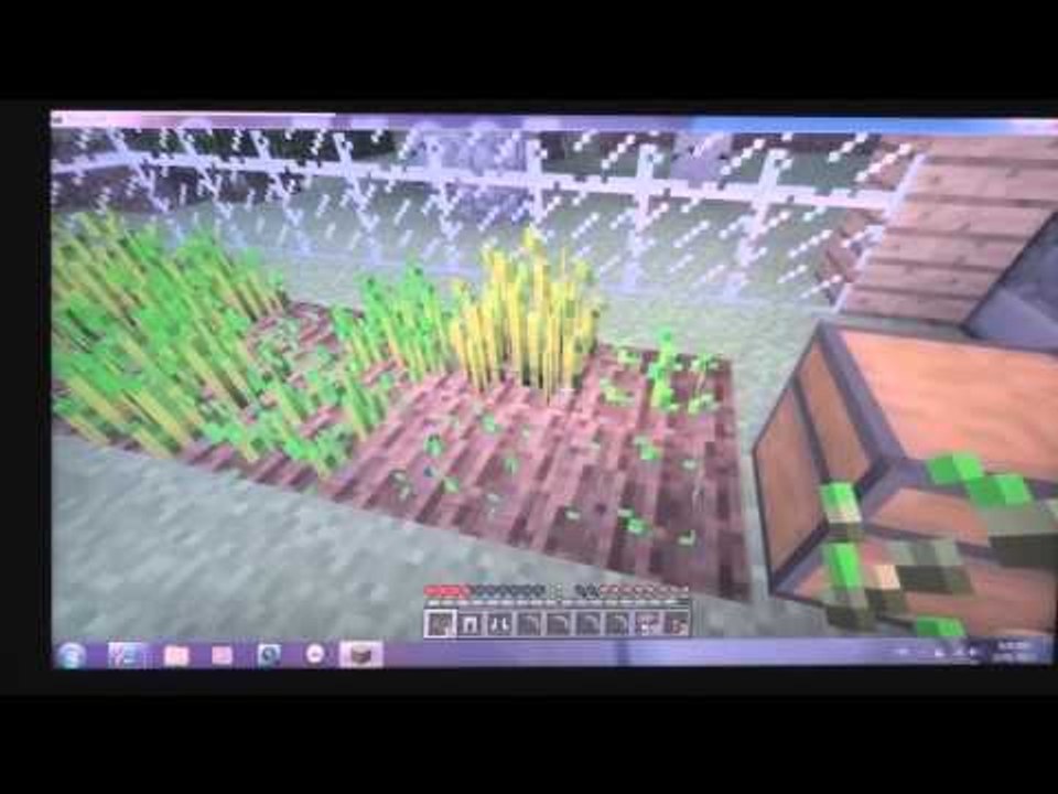 Minecraft Walk-through Chapter 37, with zombies and skeletons and creepers