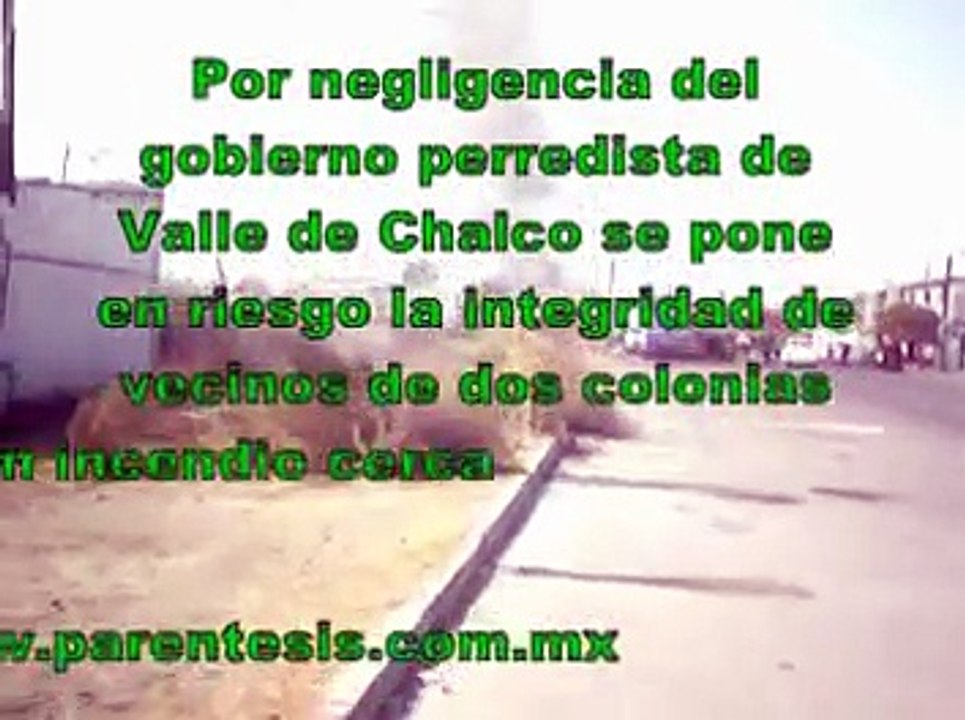 Negligencia perredista pone en riesgo a vecinos por incendio
