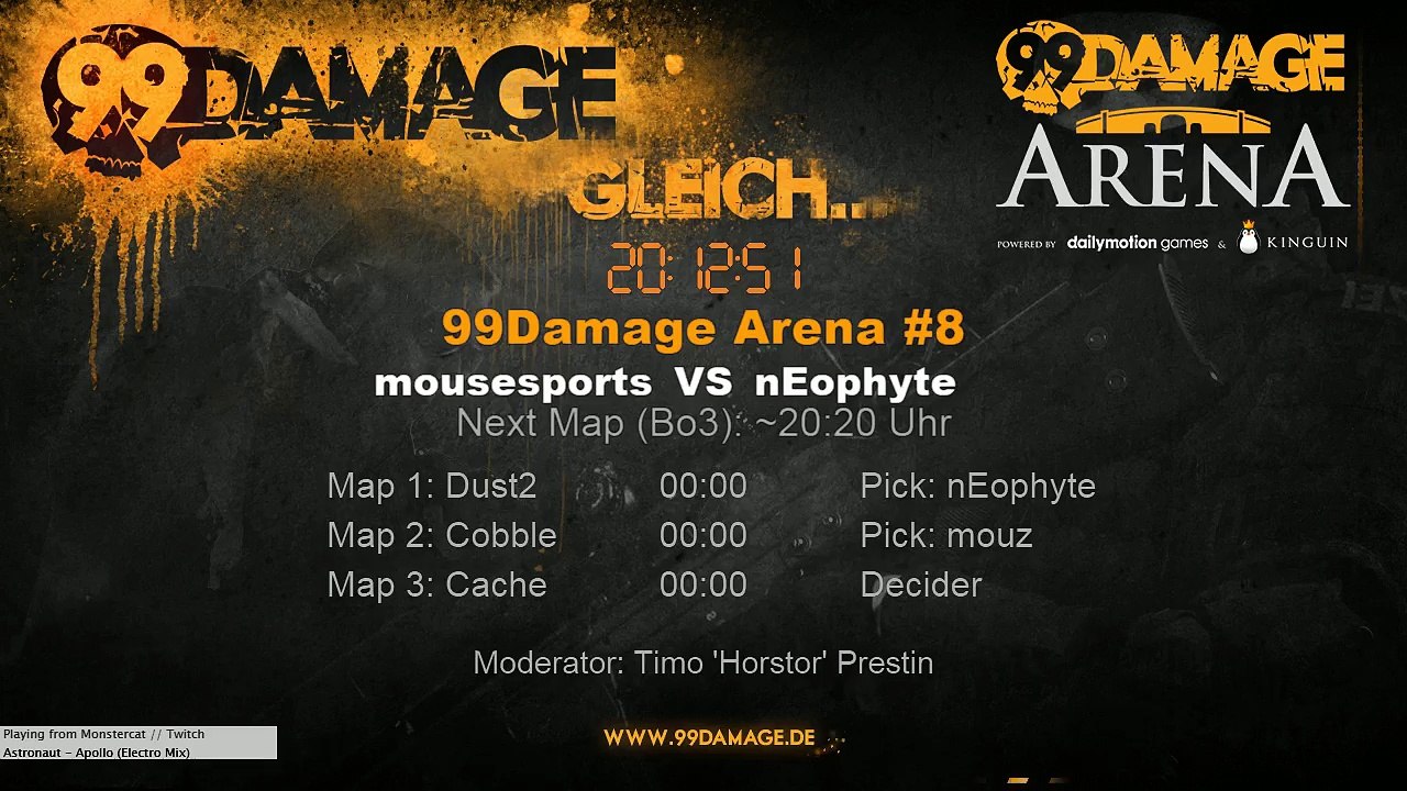 99DAMAGE Arena #8 mit Horstor - German Stream (REPLAY)