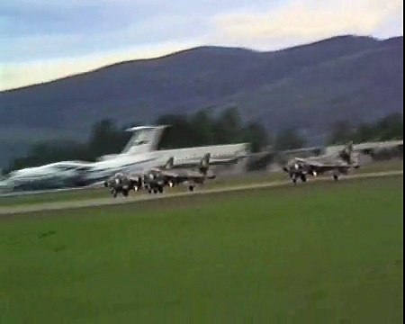 Patrouille Suisse aerobatic display team Gardermoen Airshow 1994