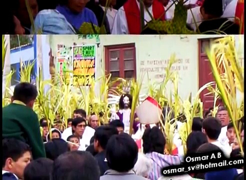 SEMANA SANTA TARMA - DOMINGO RAMOS - SEÑOR DE RAMOS - PERÚ