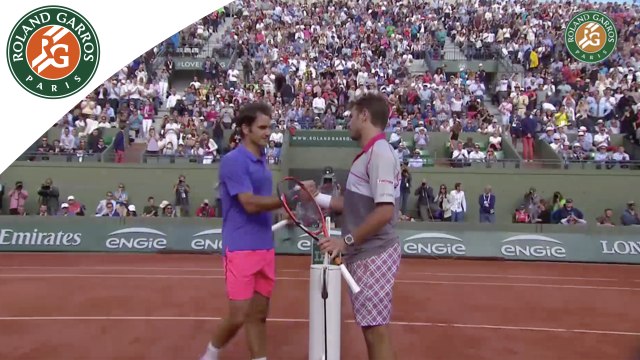 Temps forts S. Wawrinka v. R. Federer Roland-Garros 2015 / Quarts de finale