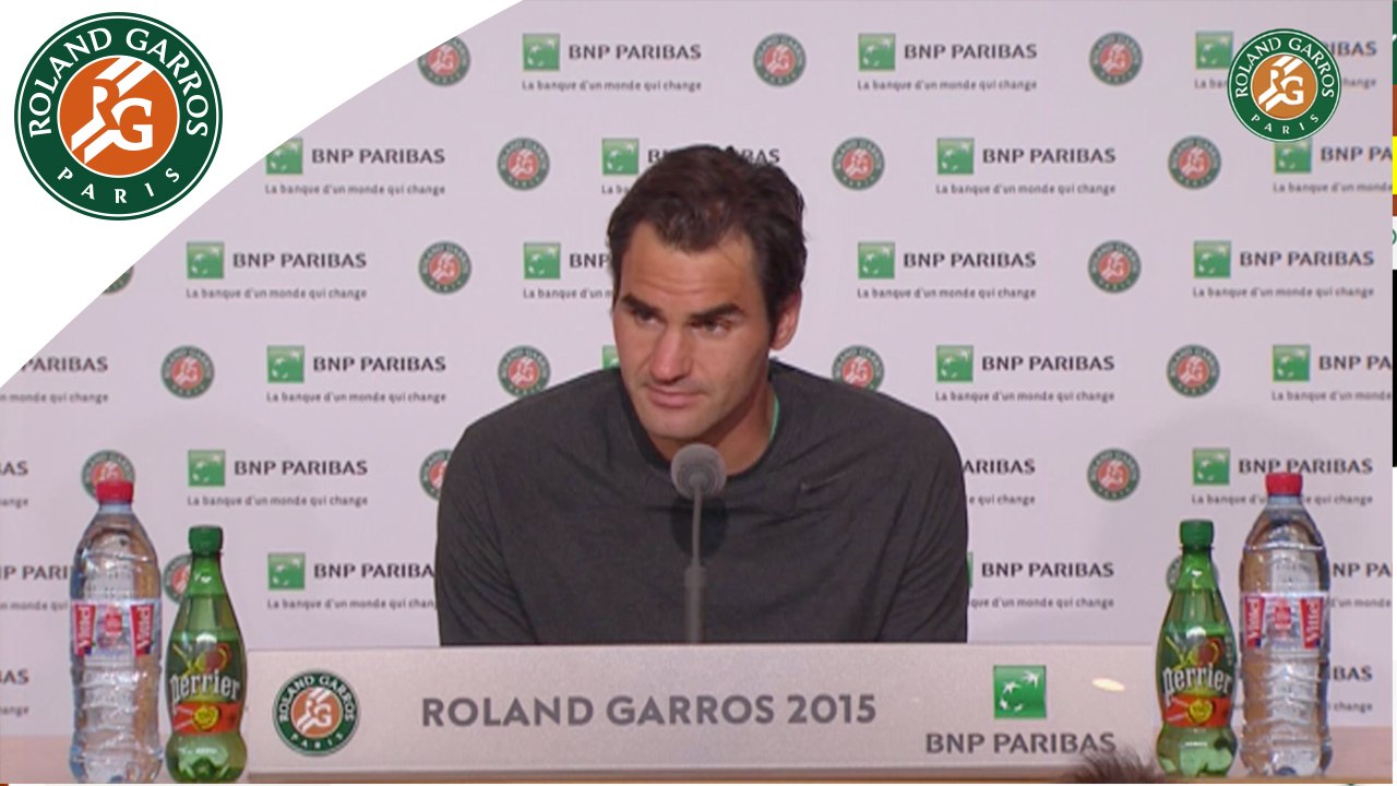 Press conference Roger Federer 2015 French Open / Quarterfinals