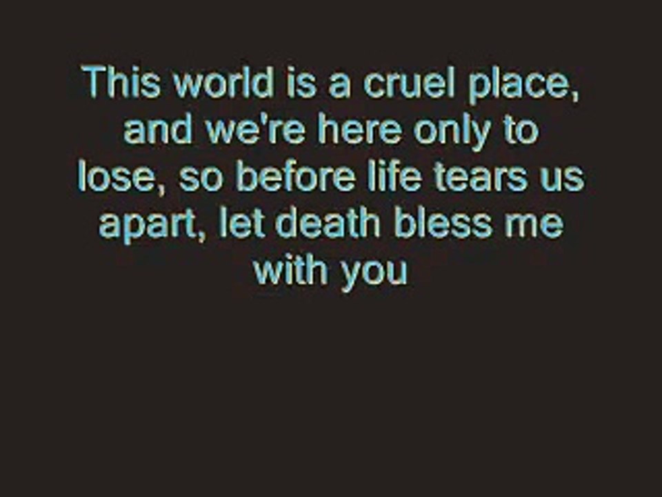 HIM - Join Me In Death [LYRICS]
