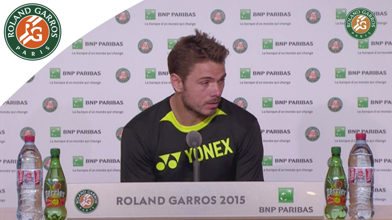 Conférence de presse Stan Wawrinka Roland-Garros 2015 / Quarts de finale