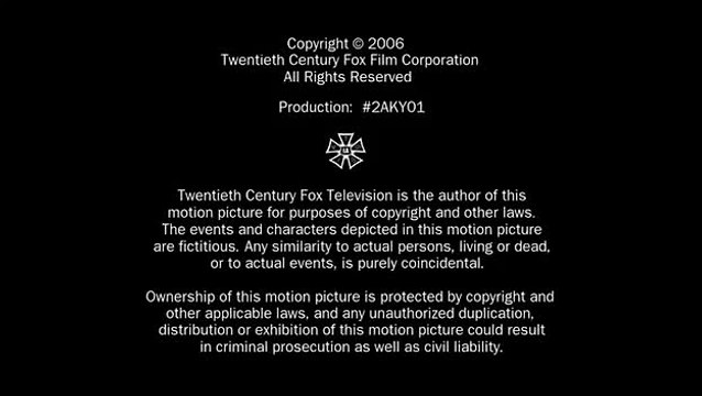 Josephson Entertainment / Far Field / 20th Century Television Logos