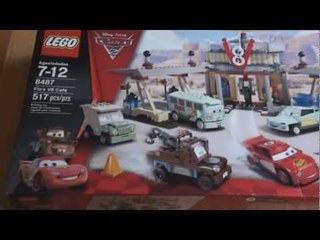 Pixar Cars 2,  V8 Cafe Lego Set ...COOL !!