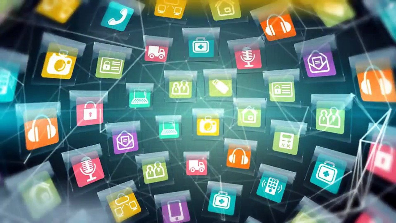 After Effects Project Files - Hitech Glassy Icons Logo Revealer - VideoHive 8348026