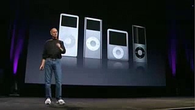 Apple Music Event 2008 iPod nano (4th Gen) Intro