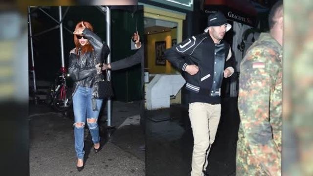 Rihanna Dines With Karim Benzema