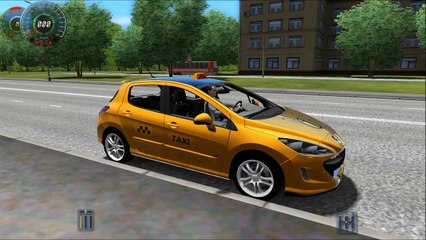 City Car Driving 1.3.3 Peugeot 308 GTi Taxi [1080p]
