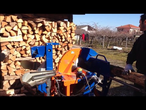 SEGA CIRCOLARE sega tronchi taglia tronchi con spaccalegna monofase Wipp-Säge Scie Circulaire Circu