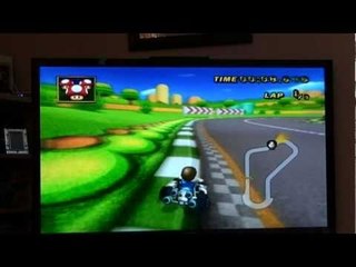 Mario Kart shortcut Luigi circuit