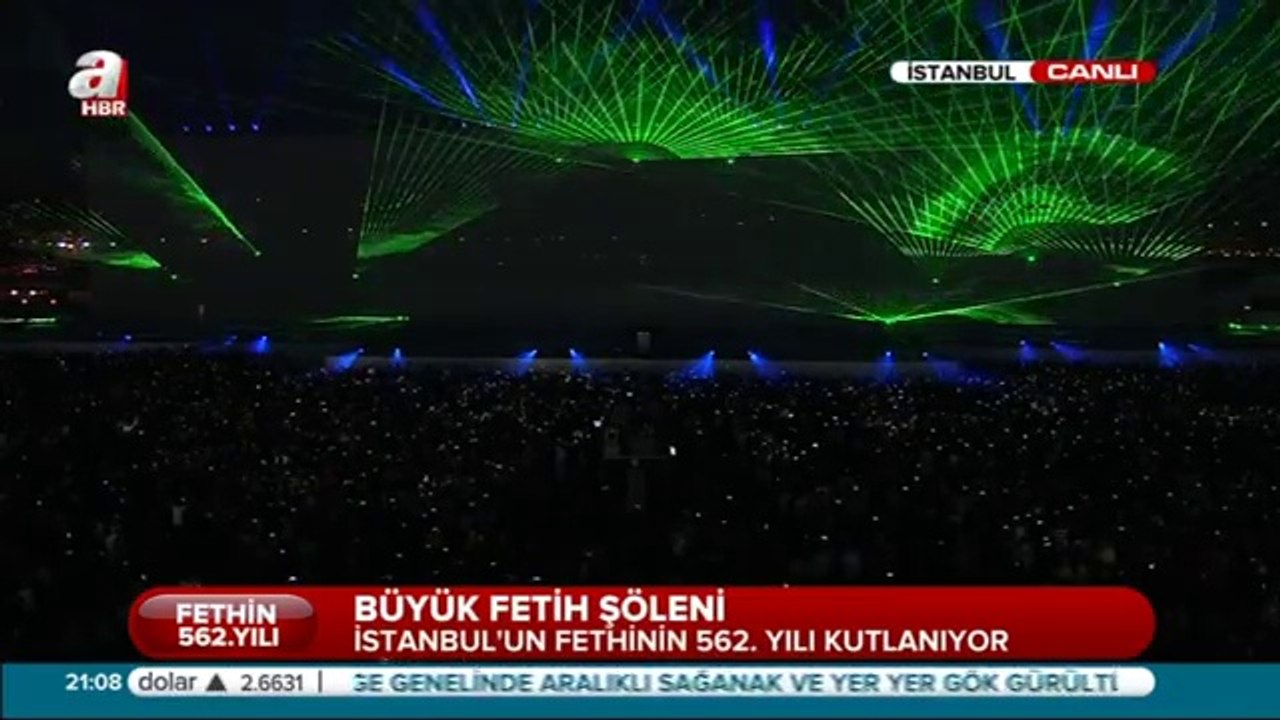 İstanbul Fetih Kutlaması - Yenikapı 30 Haziran 2015
