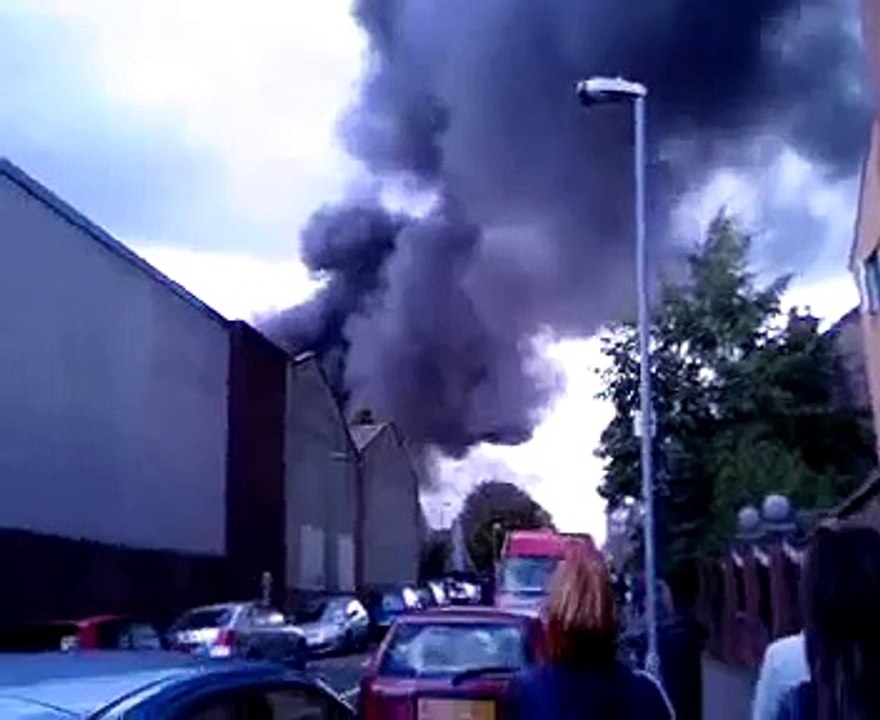 School on fire in Coventry.