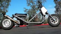 Ruckus style custom stretched scooter test drive