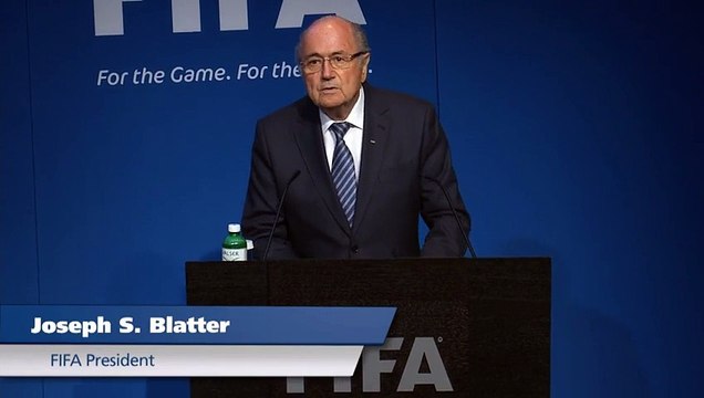 Sepp Blatter resigns as FIFA president