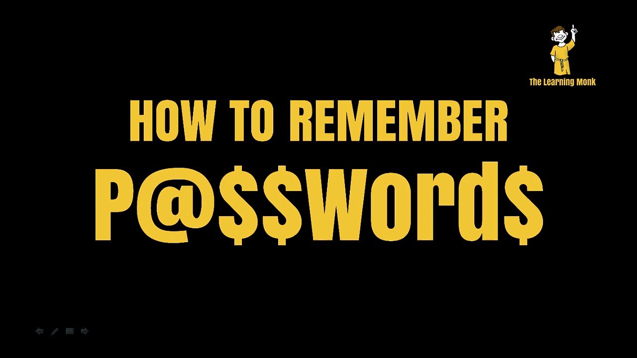 How To Remember Passwords Effectively