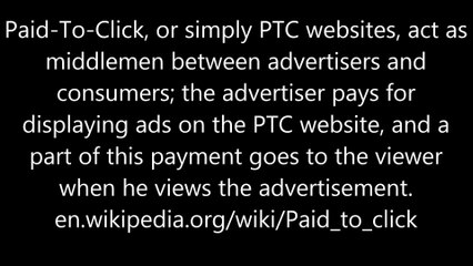 What is a Paid to Click Website?