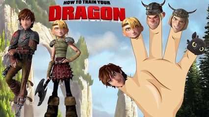 How to Train Your Dragon 2 Dancing | Finger Family Cartoon | Nursery Rhyme | Full Animatio