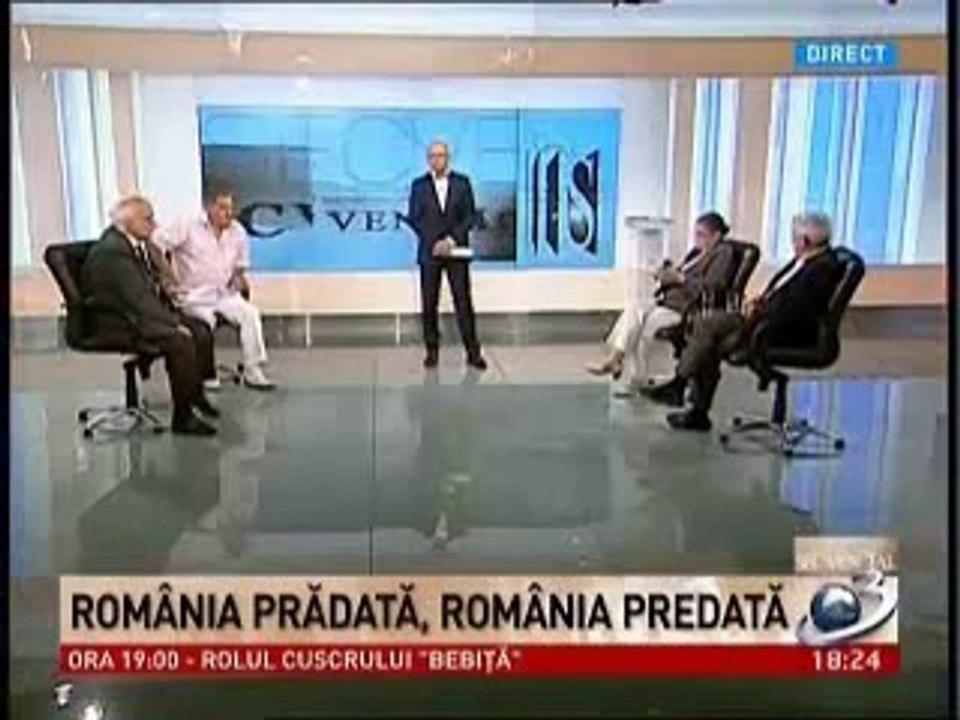 Secvential: PREDAREA SI PRADAREA ROMANIEI (istoricul Petre Turlea, Lucia Hossu Longin, Dorel Visan, Mircea Diaconu)