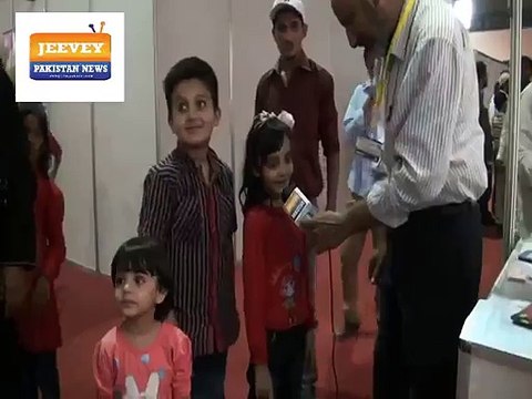 Affan & his sisters talked with Shakeel Anjum of Jeevey Pakistan News at LDFA Expo 2015 Karachi.