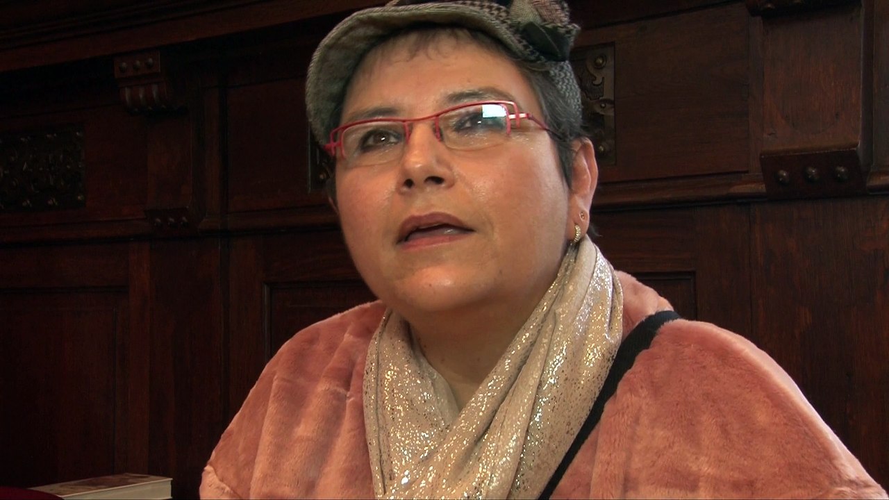 Carine-Laure Desguin au 3 Salon du Livre de Charleroi