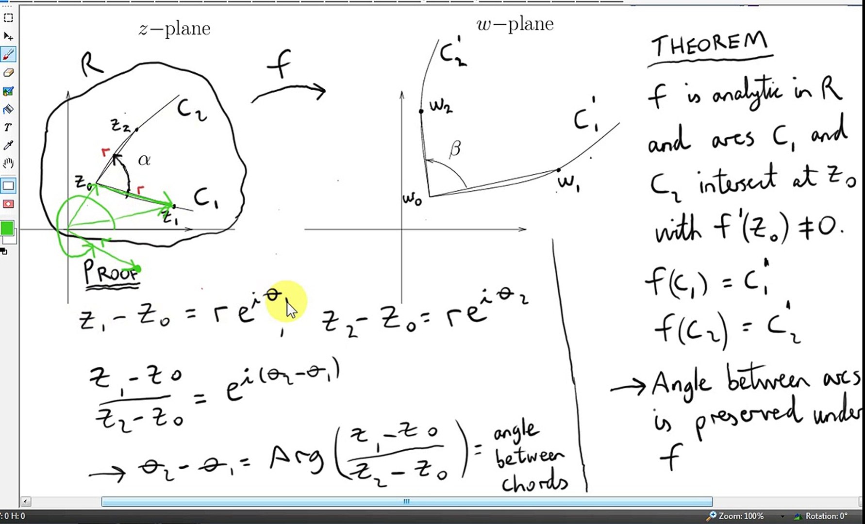 Proof Of The Conformal Mapping Theorem Video Dailymotion