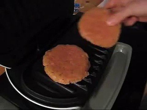 Can the George Foreman Grill cook frozen burgers???