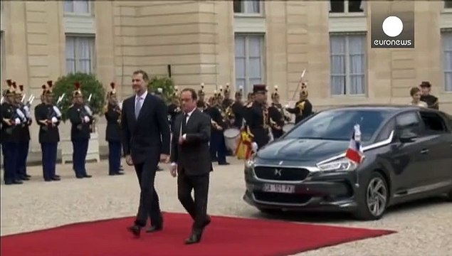 Іспанський король завершив візит до Франції