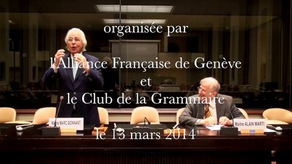 Joute oratoire entre Me Marc Bonnant et Me Alain Marti