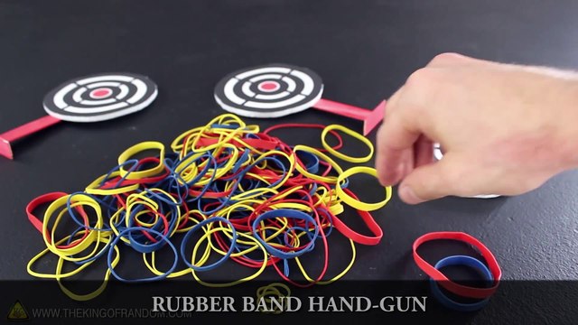 How to make Rubber Band Hand Gun
