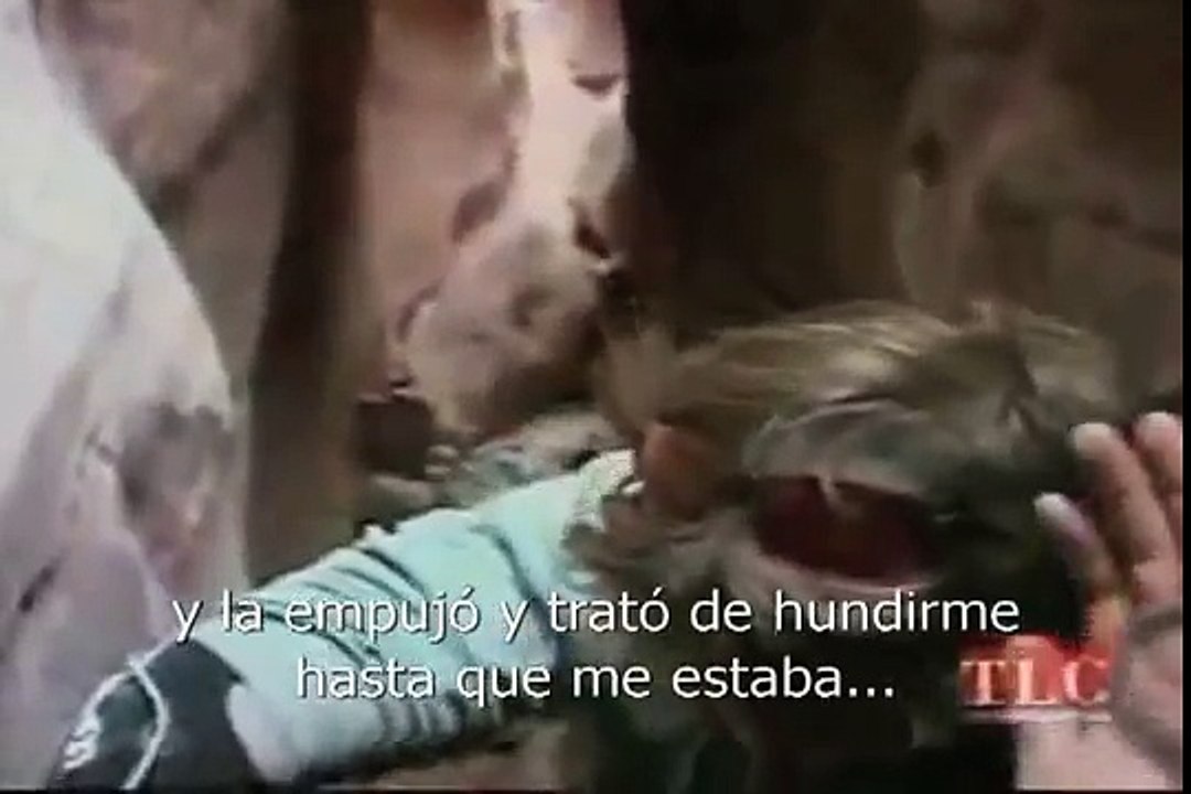 Aron Ralston describe la amputacion (con subtitulos en espanol)
