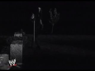 Undertaker at the graveyard fall 1996