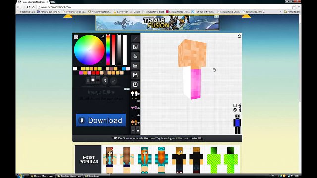 Tuto Minecraft: comment faire un beau skin.