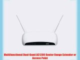 Edimax BR-6478AC Dual-Band AC1200 Router Range Extender AP 3-in-1 Smart Device Provides Simultaneous
