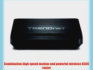 TRENDnet N300 Wireless ADSL 2  Modem Router TEW-722BRM