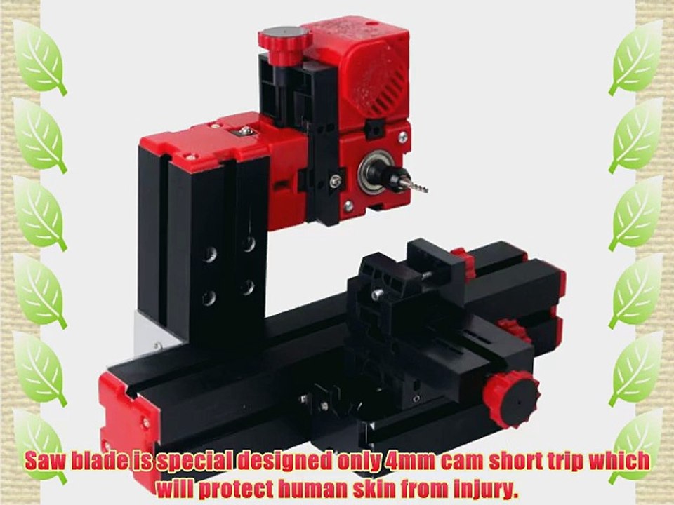 Mini Multipurpose Machine 6 In 1 DIY Tool Kit Wood Metal Lathe Milling Drilling