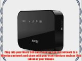 Aukey Wireless Travel Router PortableSize 3G Modem Supported Router/AP /Repeater Modes 150MpbsBuilt-in
