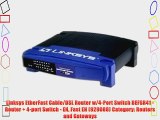 Linksys EtherFast Cable/DSL Router w/4-Port Switch BEFSR41 - Router   4-port Switch - EN Fast