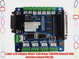 4 Axis 1.2N Stepper Motor 3.5A Driver TB6560 Nema23 USB Interface Board CNC Kit