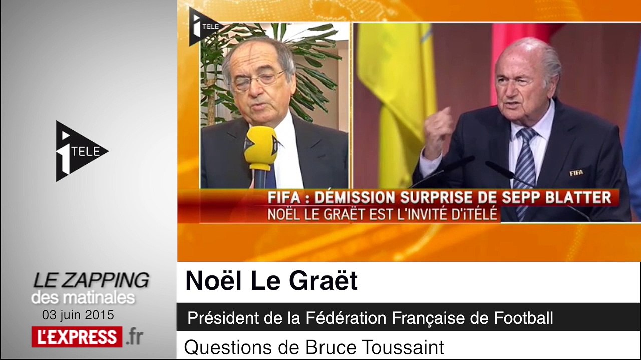 Démission de Sepp Blatter: "Que la Fifa fasse un peu de ménage, c'est la moindre des choses"