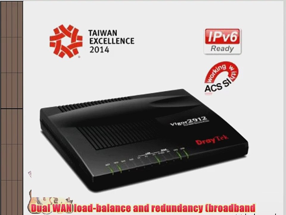 Draytek Vigor 2912 Broadband Router Dual WAN