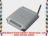 Belkin Wireless G Router F5D7230-4 - Wireless router - 4-port switch - 802.11b/g - desktop