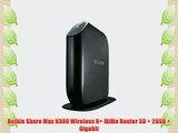 Belkin Share Max N300 Wireless N  MiMo Router 3D   2USB   Gigabit