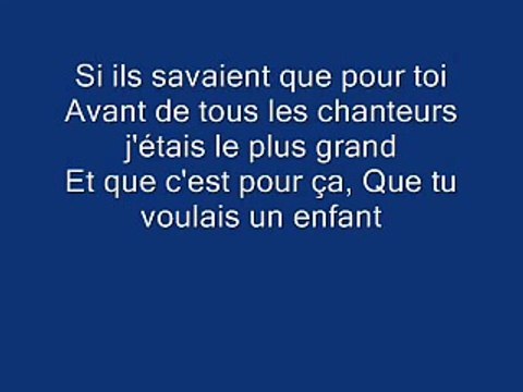 Mon fils, ma bataille Daniel Balavoine